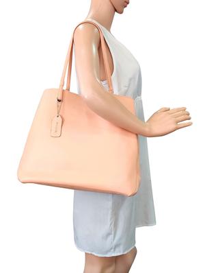 pink leatherette (pu) regular handbag - 16370263 - Standard Image - 5