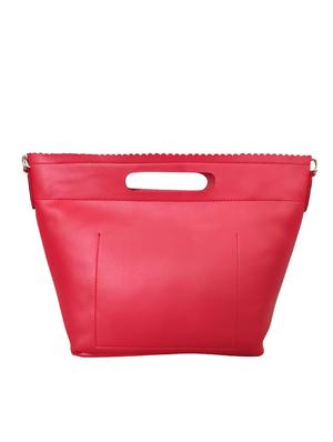 red leatherette (pu) regular sling bag - 16370297 - Standard Image - 2