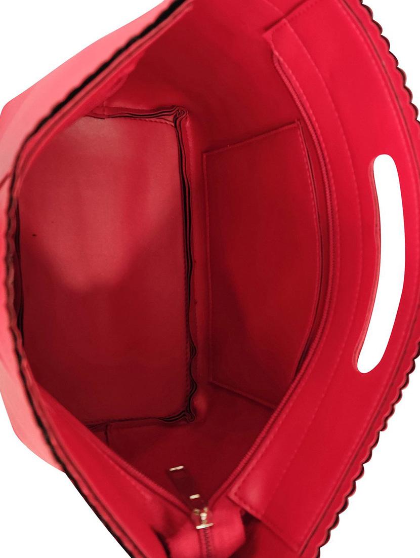 red leatherette (pu) regular sling bag - 16370297 - Zoom Image - 3