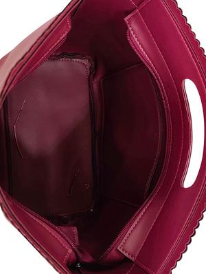 purple leatherette (pu) regular sling bag - 16370301 - Standard Image - 3