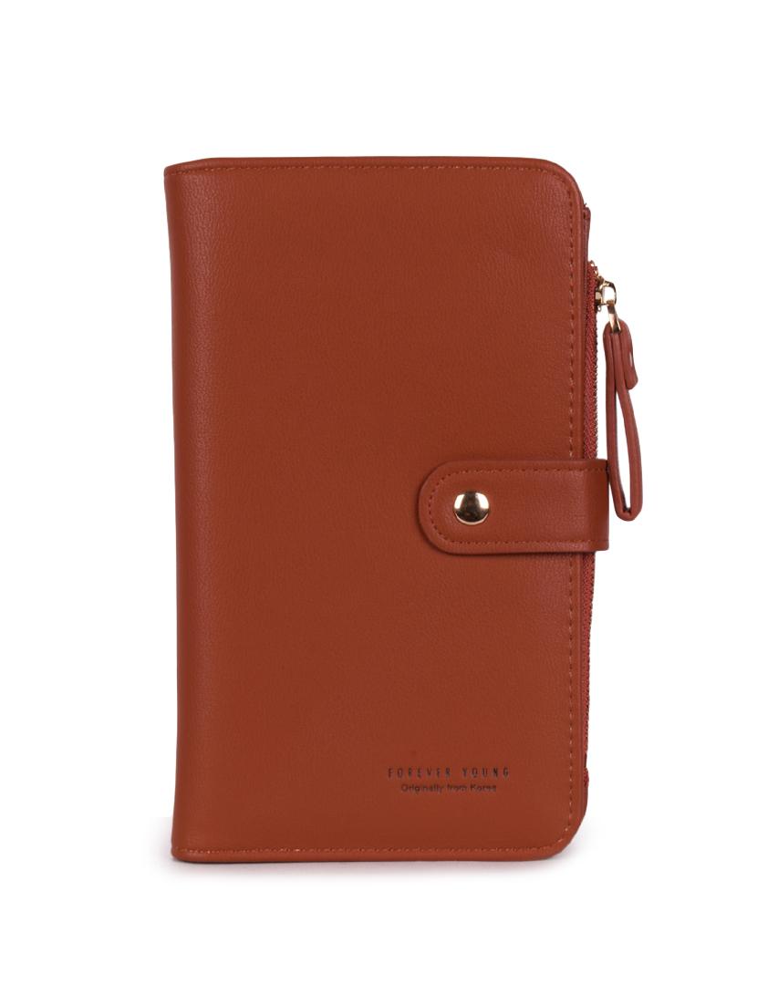brown leatherette (pu wallet - 16372483 - Zoom Image - 1