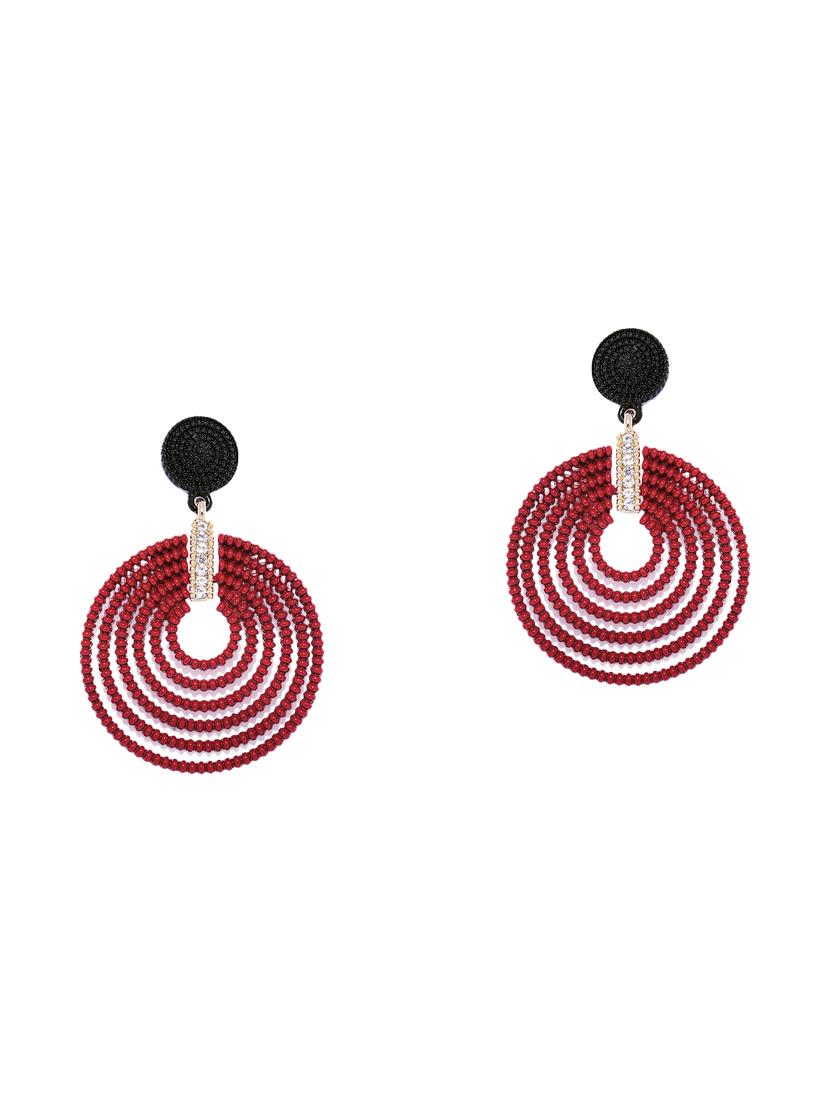red drop earring - 16372505 - Zoom Image - 1