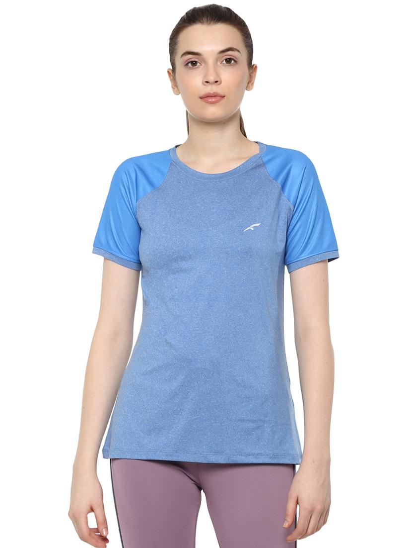 raglan sleeved solid sports tee - 16373139 - Zoom Image - 1