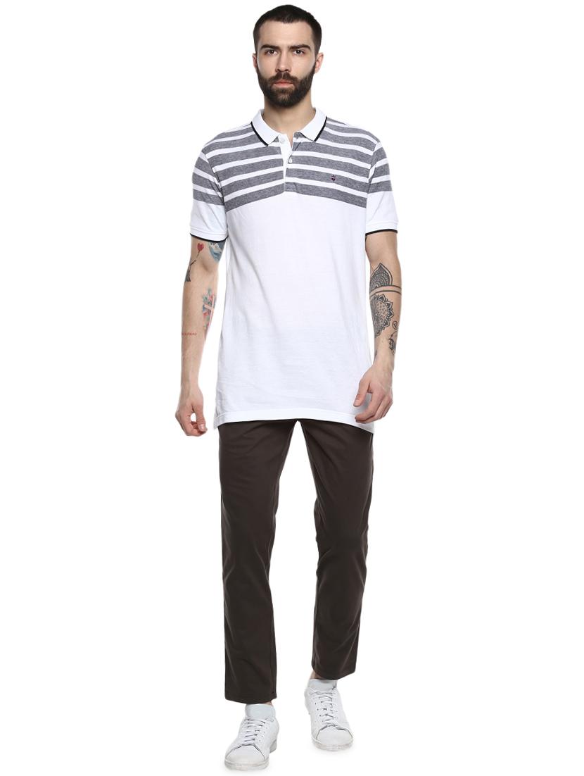 brown solid chinos - 16373142 - Zoom Image - 4
