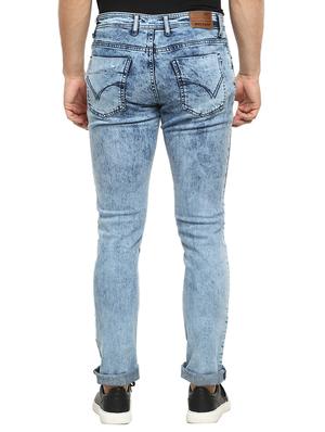 blue light washed denim jeans - 16373152 - Standard Image - 3