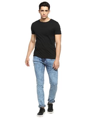 blue light washed denim jeans - 16373152 - Standard Image - 4