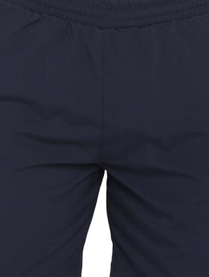 navy blue solid polyester shorts - 16373165 - Standard Image - 5