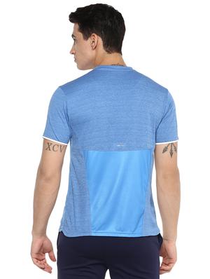 blue solid polyester t-shirt - 16373197 - Standard Image - 3