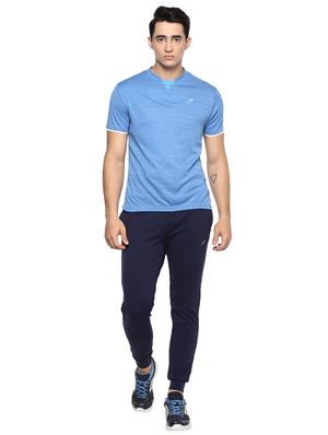 blue solid polyester t-shirt - 16373197 - Standard Image - 4