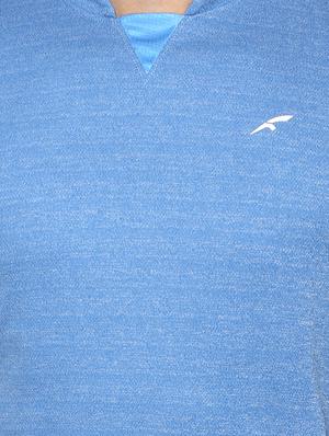 blue solid polyester t-shirt - 16373197 - Standard Image - 5
