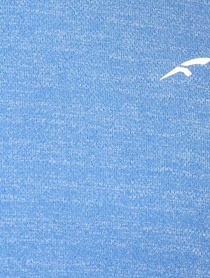 blue solid polyester t-shirt - 16373197 - Standard Image - 6