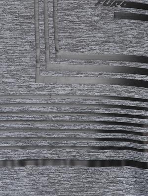 grey striped polyester t-shirt - 16373201 - Standard Image - 6