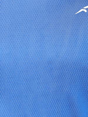 blue color block polyester t-shirt - 16373209 - Standard Image - 5