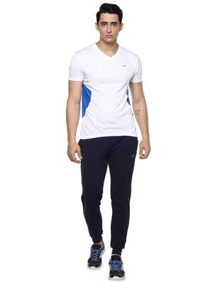 white color block polyester t-shirt - 16373210 - Standard Image - 4