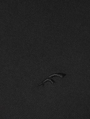 black solid polo t-shirt - 16373213 - Standard Image - 6