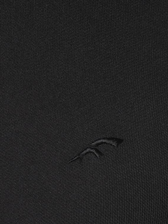 black solid polo t-shirt - 16373213 - Zoom Image - 6