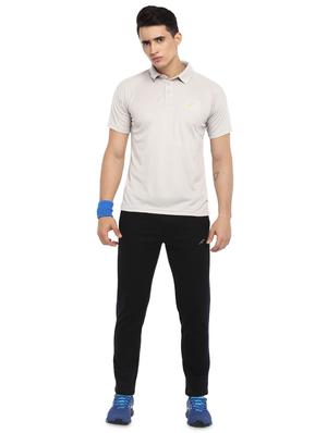 beige solid polo t-shirt - 16373218 - Standard Image - 4