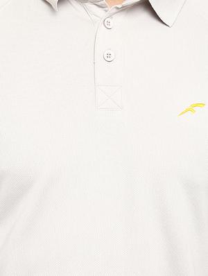 beige solid polo t-shirt - 16373218 - Standard Image - 6