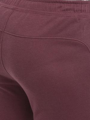 brown solid joggers - 16373230 - Standard Image - 5