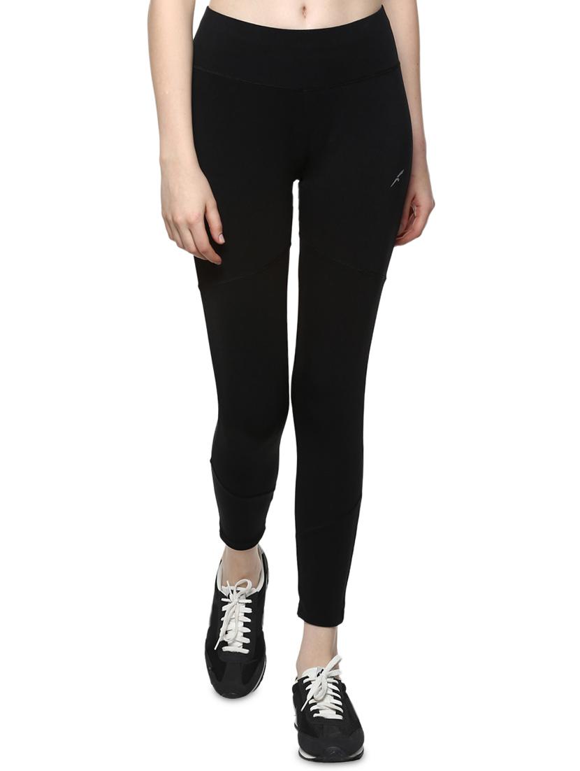 high rise solid sports leggings - 16373236 - Zoom Image - 1