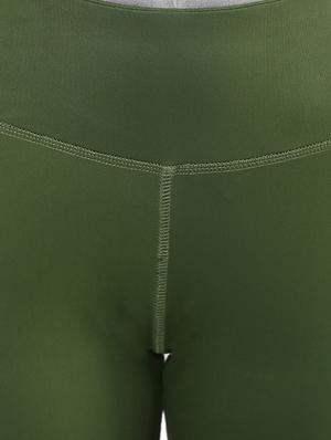 high rise solid sports leggings - 16373238 - Standard Image - 5