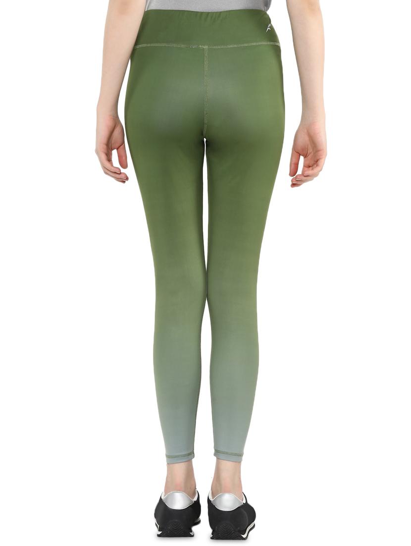 high rise solid sports leggings - 16373238 - Zoom Image - 3