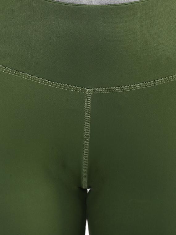 high rise solid sports leggings - 16373238 - Zoom Image - 5