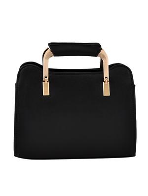 black leatherette (pu) handbag - 16375156 - Standard Image - 2