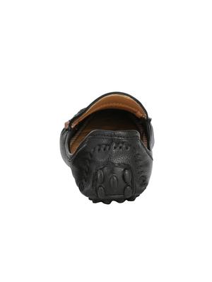 big fox black leatherette slip on loafers - 16375322 - Standard Image - 3
