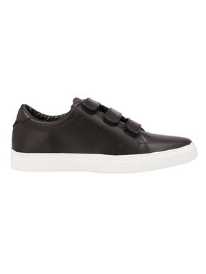 brown leatherette slip on sneakers - 16375335 - Standard Image - 2