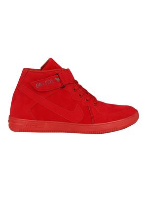 big fox red leatherette lace up sneakers - 16375341 - Standard Image - 2