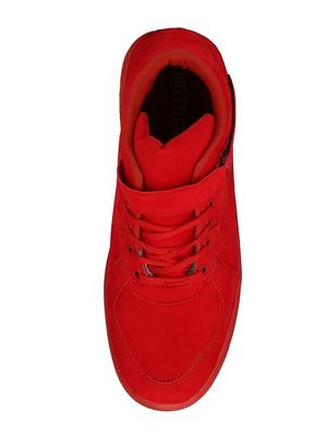 big fox red leatherette lace up sneakers - 16375341 - Standard Image - 4
