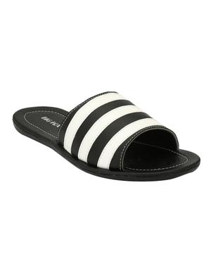 big fox black leatherette slip on slippers - 16375353 - Standard Image - 2