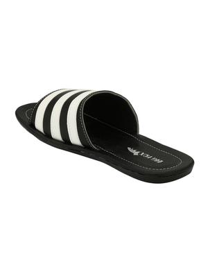 big fox black leatherette slip on slippers - 16375353 - Standard Image - 4