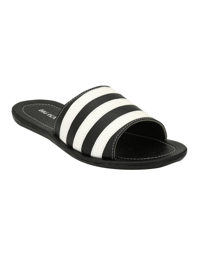 big fox black leatherette slip on slippers - 16375353 - Zoom Image - 2