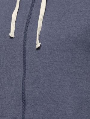 grey solid hooded sweatshirt - 16375438 - Standard Image - 5