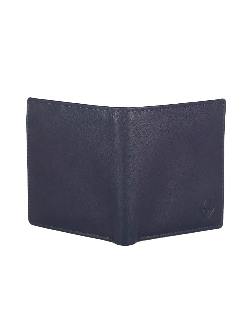 navy blue leather wallet - 16377075 - Zoom Image - 2
