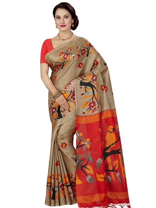 conversational printed saree - 16377911 - Standard Image - 1
