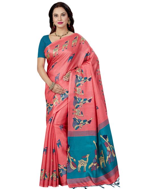 conversational printed saree - 16377912 - Standard Image - 1