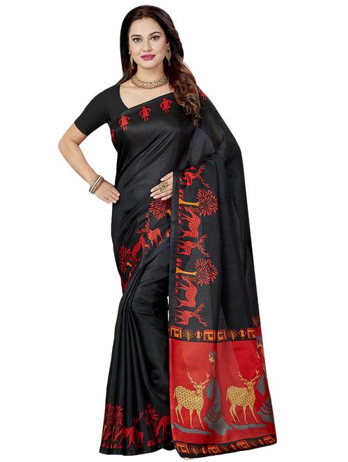 conversational printed saree - 16377913 - Standard Image - 1