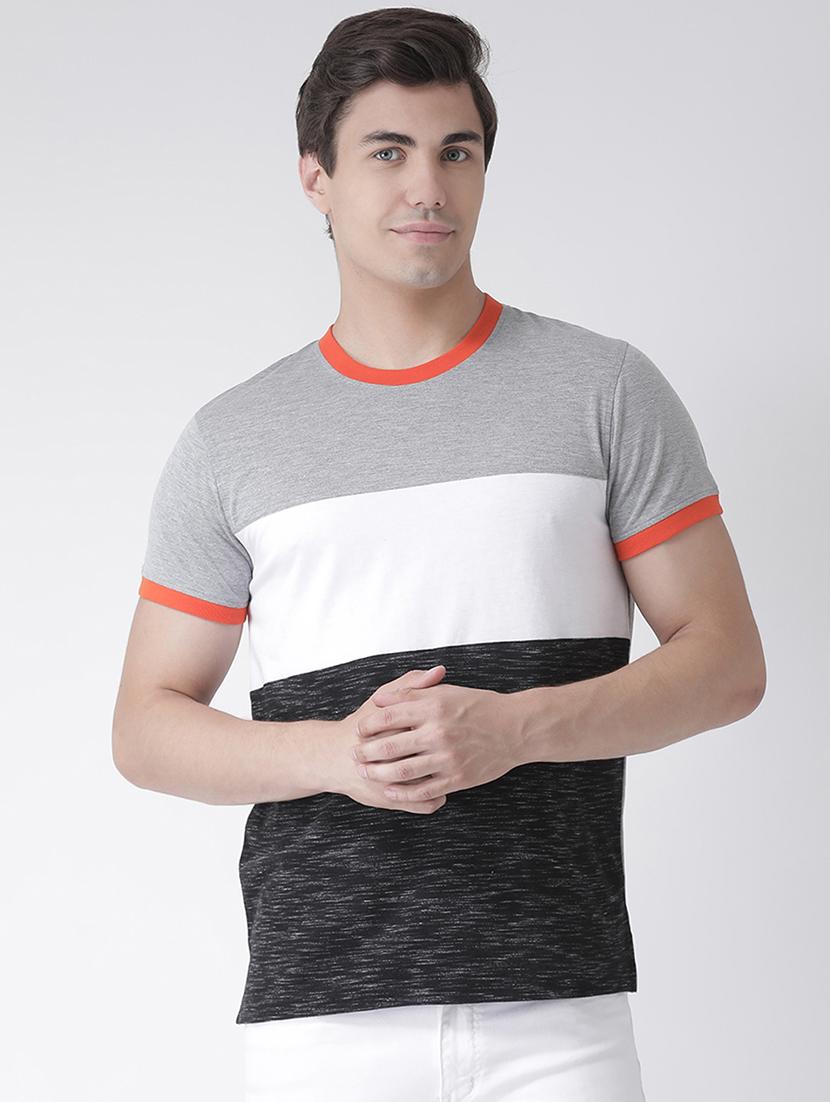 grey cut & sew t-shirt - 16378519 - Zoom Image - 1