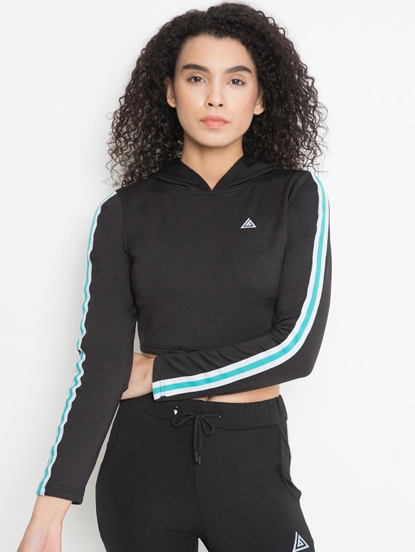 side taped solid tee - 16378741 - Zoom Image - 1