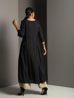 block print flared kaantha kurta - 16378848 - Standard Image - 3