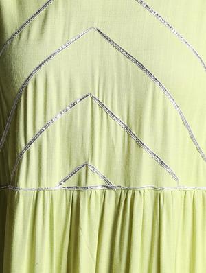 gota work tiered kurta - 16378855 - Standard Image - 6