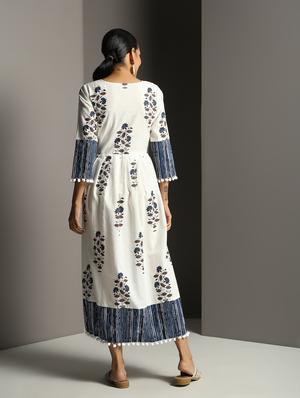 floral anarkali kurta - 16378858 - Standard Image - 4