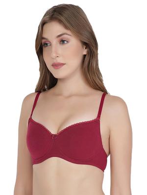 bow patch lace detail t-shirt bra - 16378904 - Standard Image - 2