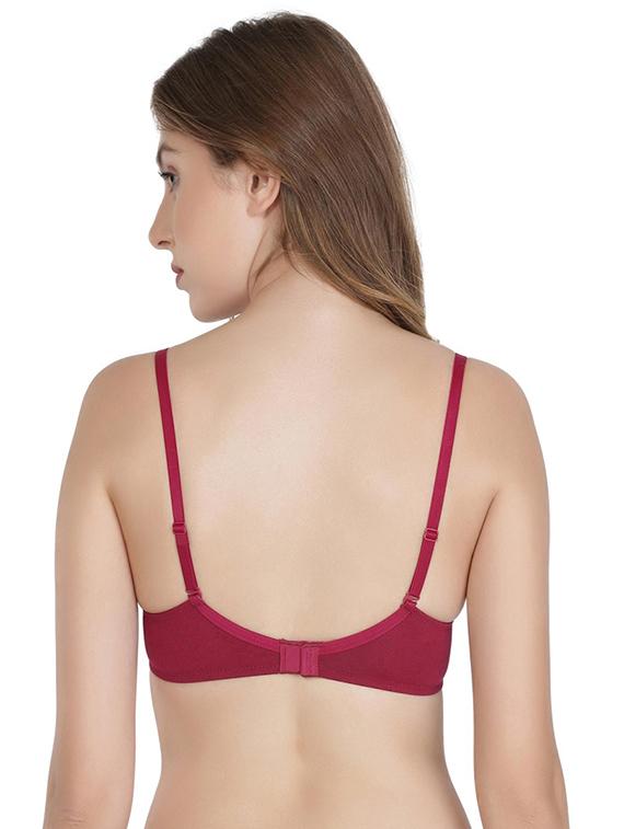 bow patch lace detail t-shirt bra - 16378904 - Zoom Image - 3