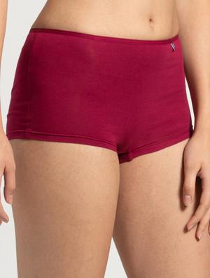 red solid boy shorts panty - 16378933 - Standard Image - 2