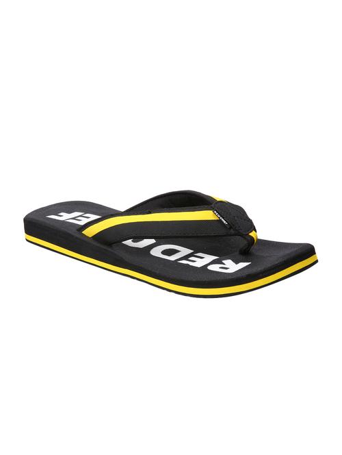 black fabric toe separator flip flops - 16379212 - Standard Image - 1