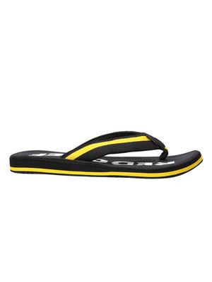 black fabric toe separator flip flops - 16379212 - Standard Image - 2